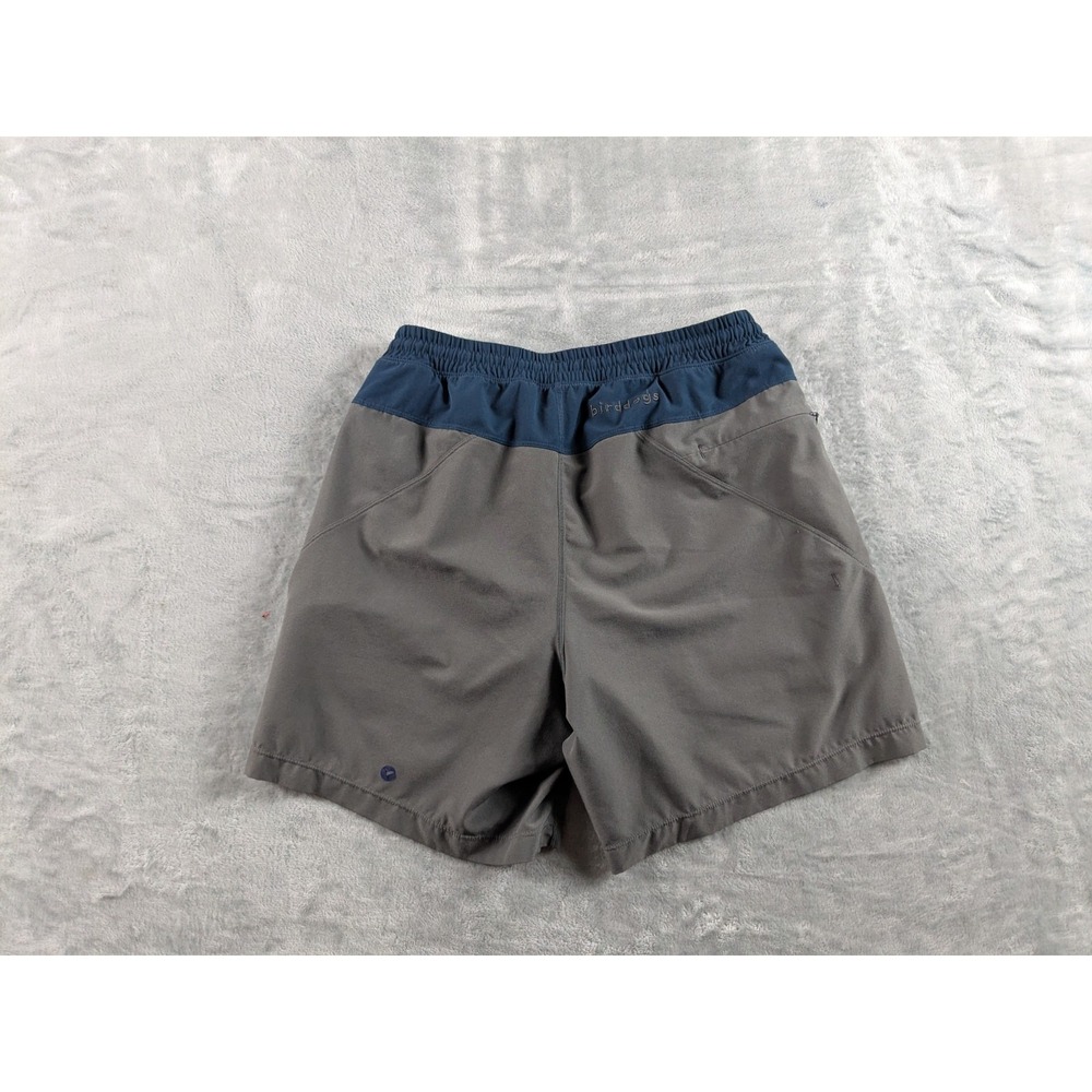 Birddogs Shorts Men Medium Gray Lined Athletic 6.5" Inseam Drawstring Zip Pocket - Picture 12 of 13